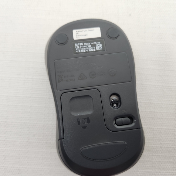 Logitech M185 Wireless Optical Mouse + USB Receiver Fit Compact PC Laptop Mouse - Picture 2 of 3